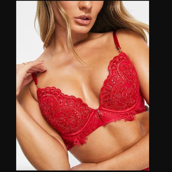 Ann Summers Sequin and Lace padded bra size 36C - Picture 1 of 4